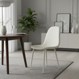 Kosy Koala 4 Seater Gem Pattern Dining Set Cream - Brown - Wilko - thumbnail 4