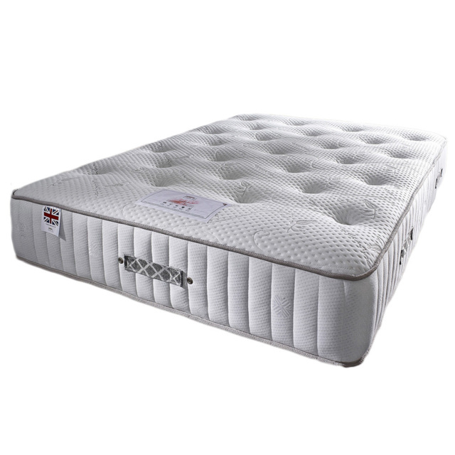 Aspire Furniture Small Double Natural Cashmere Pocket Mattress - White - Aspire Beds - Wilko - image 1