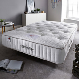 Aspire Furniture Small Double Natural Cashmere Pocket Mattress - White - Aspire Beds - Wilko - thumbnail 3