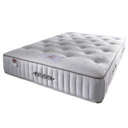 Aspire Furniture Small Double Natural Cashmere Pocket Mattress - White - Aspire Beds - Wilko