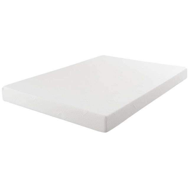 The Foam People Westwood Small Double Firmer Foam Orthopaedic Mattress 4 inch - White - Wilko - image 1