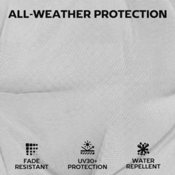 Outsunny Light Grey Waterproof Garden Chair Cushion 111.5 x 53cm 4 Pack - Size: 10 x 111.5 x 53cm - Wilko - thumbnail 6