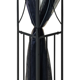 vidaXL 2.7 x 3m Steel Anthracite Gazebo with Sidewalls - Grey - Wilko - thumbnail 6