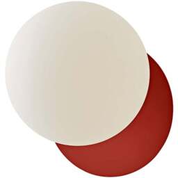 ValueLights Darla Rust Frosted Globe Bathroom Wall Lights and Bulbs 2 Pack - Size: 15 x 12 x 15cm - Orange - Wilko