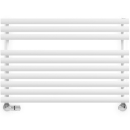 Terma Rolo Towel 2002BTU White Heated Towel Rail 590 x 900mm - Size: 59 x 90 x 12.7cm - Wilko - thumbnail 5