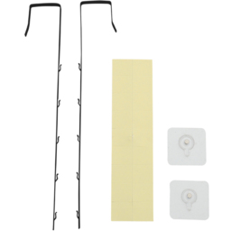 Living and Home Black Frame Over Door Full Length Mirror 28 x 78cm - Size: 78 x 28cm - Wilko - thumbnail 5