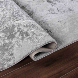 Desire Rugs Serenity Grey Abstract Sprayed Grunge Texture Rug 120 x 170cm - Wilko - thumbnail 4