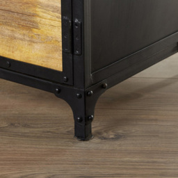 Brooklyn Akos 4 Door Wooden Sideboard - Brown - Wilko - thumbnail 7