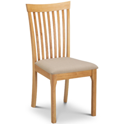 Julian Bowen Ibsen Set of 2 Light Oak Dining Chair - Wood - Wilko - thumbnail 4