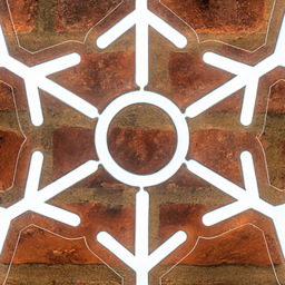 Xmas Haus Neon LED Snowflake 36 x 32cm - Size: 360 x 320 x 20cm - Multi - Wilko - thumbnail 3