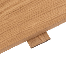 Florence Atlantic Set of 2 Oak Extension Leaf - Brown - Furniture To Go - Wilko - thumbnail 7