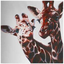 Art For The Home Patch & Savannah 70 x 70 - Size: 3.5 x 70 x 70cm - Multi - Wilko
