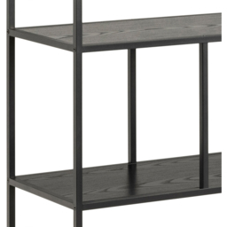 Florence Seaford 4 Shelf Black Bookcase - Furniture To Go - Wilko - thumbnail 6