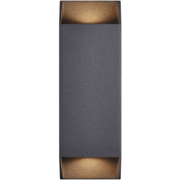 Nordlux Nico Square 22 Black Wall Light - Size: 23.5 x 8 x 23.5cm - Wilko - thumbnail 4