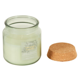 Lime, Basil and Mandarin Cork Candle - Multicolour - Wilko - thumbnail 5