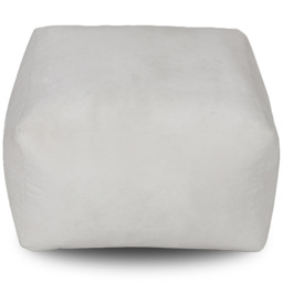 Kaikoo Silver Grey Cord Square Slab Bean Bag - Size: 20 x 40 x 40cm - Wilko - thumbnail 5