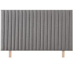 Aspire Furniture Catherine Lansfield Soho Double Grey Saxon Twill Headboard - Aspire Beds - Wilko - thumbnail 3