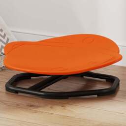 Tommy Toys Orange Kids Planet Shaped Swivel Sensory Spinning Chair - Size: 23 x 50 x 54cm - Wilko