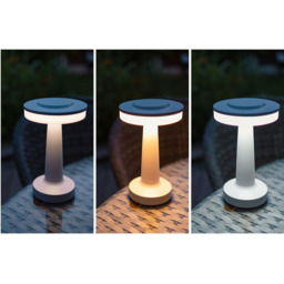 ValueLight Talence White LED Dimmable Outdoor Table Lamp - Size: 19.8 x 20 x 12.2cm - ValueLights - Wilko - thumbnail 6