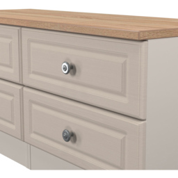 Crowndale Norfolk 4 Drawer Kashmir Ash and Bardolino Oak Bed Box Ready Assembled - Kashmir Ash & Bardolino Oak - Wilko - thumbnail 7