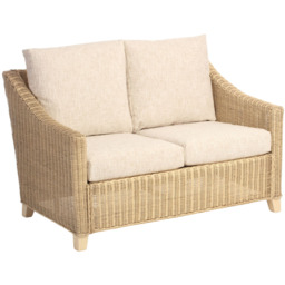 Desser Furniture Dijon 2 Seater Cotton Cream Suite - Wilko - thumbnail 4