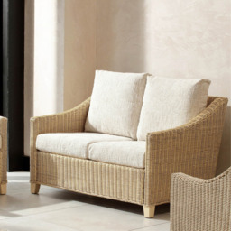 Desser Furniture Dijon 2 Seater Cotton Cream Suite - Wilko - thumbnail 6