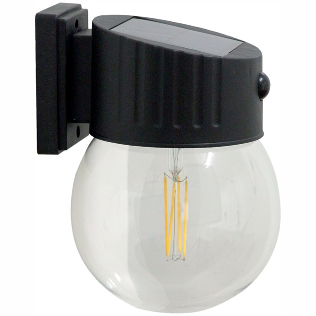 Luxform Nice LED Intelligent Solar Standby and PIR - Size: 17 x 16 x 24.7cm - Black - Wilko - image 1