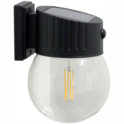Luxform Nice LED Intelligent Solar Standby and PIR - Size: 17 x 16 x 24.7cm - Black - Wilko - thumbnail 1