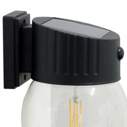 Luxform Nice LED Intelligent Solar Standby and PIR - Size: 17 x 16 x 24.7cm - Black - Wilko - thumbnail 4