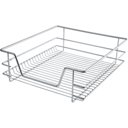 tectake Chrome Telescopic Drawer with Runners 14 x 47 x 44cm 2 Pack - Grey - Wilko - thumbnail 5