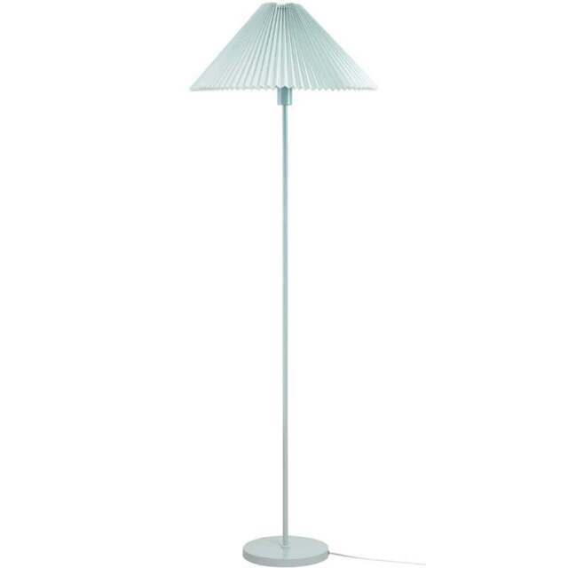 ValueLights Akira Blue Pleated Shade LED Floor Lamp - Size: 156 x 53 x 5.3cm - Wilko - image 1