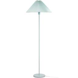 ValueLights Akira Blue Pleated Shade LED Floor Lamp - Size: 156 x 53 x 5.3cm - Wilko