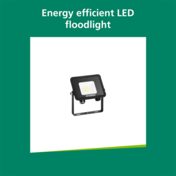 Sylvania SylFlood Black 9.5W LED Outdoor Floodlight - Size: 2.3 x 10.8 x 10cm - Wilko - thumbnail 6