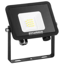 Sylvania SylFlood Black 9.5W LED Outdoor Floodlight - Size: 2.3 x 10.8 x 10cm - Wilko