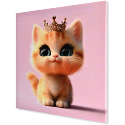 Cute Kitten Gloss Canvas Pink - Wilko - thumbnail 3