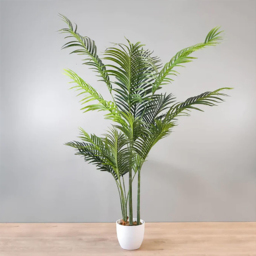 Leaf Lush Green Palm Artificial Tree in Pot 5ft - Size: 160 x 100 x 100cm - Wilko - thumbnail 3