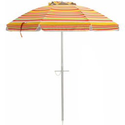 Costway Yellow Sun Umbrella Parasol 2m - Wilko