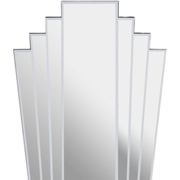 Premier Housewares Sana Decorative Wall Mirror - Size: 100 x 57cm - Wood - Wilko - thumbnail 5