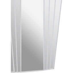Premier Housewares Sana Decorative Wall Mirror - Size: 100 x 57cm - Wood - Wilko - thumbnail 6
