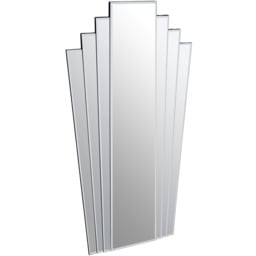 Premier Housewares Sana Decorative Wall Mirror - Size: 100 x 57cm - Wood - Wilko - thumbnail 3
