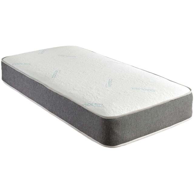 Starlight Beds European Small Single Hybrid Cooling Memory Foam and Spring Mattress - Blue - Wilko - image 1