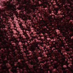 Allure Bath Fashions Bordeaux Velvet Chenille Bobble Non-Slip Bath Mat - Size: 50 x 80cm - Red - Wilko - thumbnail 4