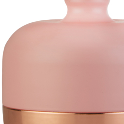 Lighting Collection Pink and Copper Table Lamp - Size: 27.5 x 18 x 18cm - Wilko - thumbnail 5