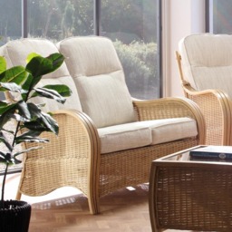 Desser Furniture Turin 4 Seater Light Oak Sofa Set with Jasper Cushion - Size: 2 Seater - Brown - Wilko - thumbnail 7