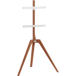TTAP Tripod Light Wood Floor TV Stand - Size: 133.5 x 76.5 x 54cm - Brown - Wilko - thumbnail 3