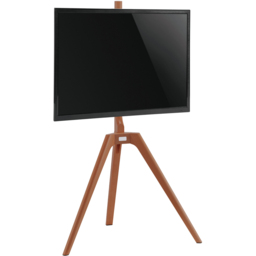 TTAP Tripod Light Wood Floor TV Stand - Size: 133.5 x 76.5 x 54cm - Brown - Wilko - thumbnail 4