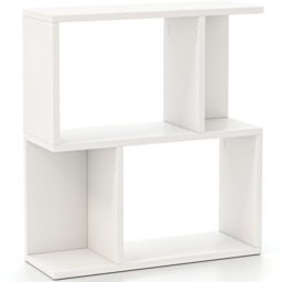 Costway 4 Shelf White Freestanding Bookshelf - Size: 50 x 18 x 56cm - Wilko - thumbnail 3
