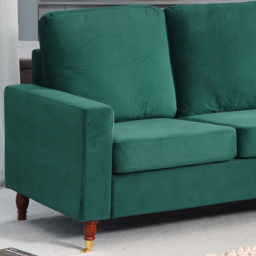 Hendrick 3 Seater Green Reversible Corner Sofa - Artemis Home - Wilko - thumbnail 3