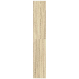 vidaXL 5 Shelf Sonoma Oak Bookcase - Size: 189 x 30 x 80cm - Brown - Wilko - thumbnail 6