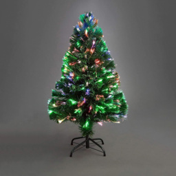 Shatchi Nova Fibre Optic Christmas Tree 2ft - Green - Wilko - thumbnail 3